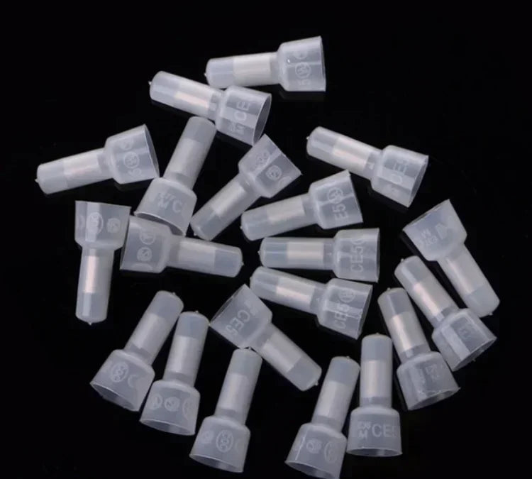 10~2000pcs Wire Terminal CE Type CE-1 CE-2 CE-5 CE-8 Pressure Nylon66 Closed End Caps Connector Car Audio Cable Crimp Splice