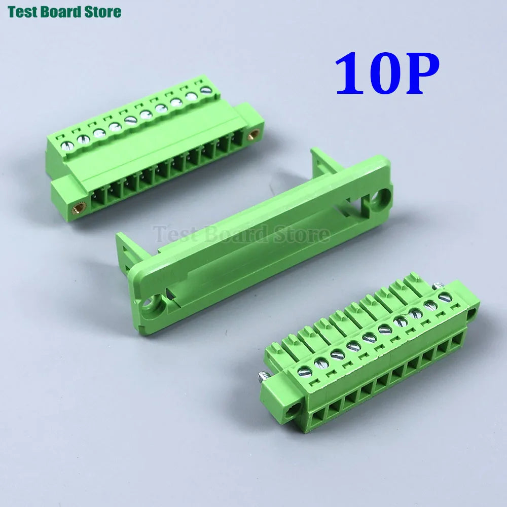 1Set 15EDGWC Pitch 3.81mm 2P/3P/4P/5P/6P/7P/8P/9P/10P/12P/16P/24P Pluggable Terminal Block Connector