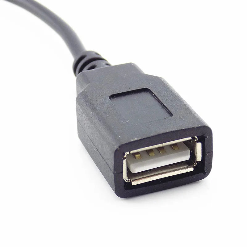 0.3m/1m/2m Power Supply Cable 2 Pin USB 2.0 A Female male 4 pin wire Jack Charger charging Cord Extension Connector DIY 5V line