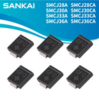 50-100Pcs TVS Diode  SMCJ28A SMCJ28CA SMCJ30A SMCJ30CA SMCJ33A SMCJ33CA SMCJ36A SMCJ36CA