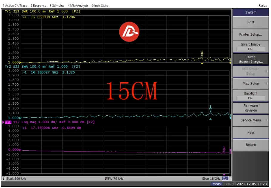 SMA high-frequency test cable SS405 wire 18GHZ ultra flexible wire SMA connector test grade SMA male