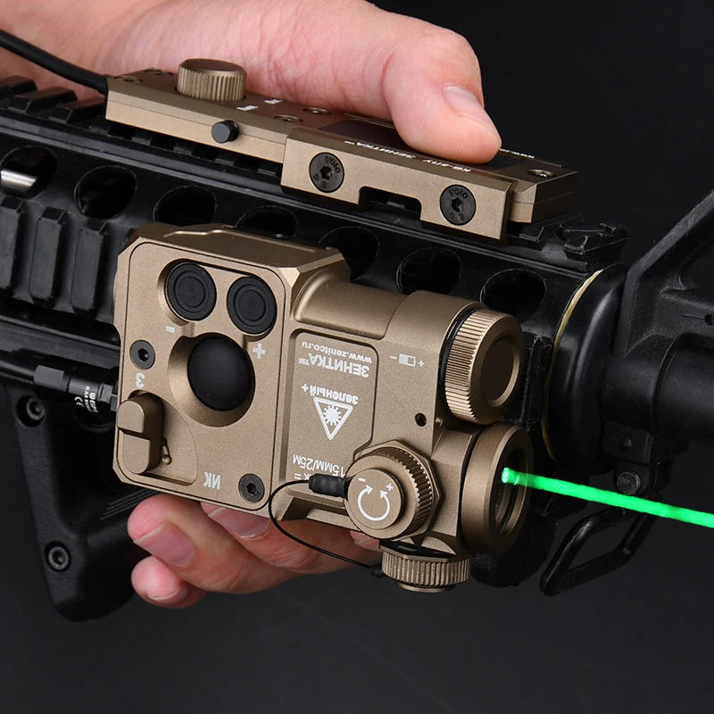 Airsoft CNC IR Laser Sight RAID CQBL PEQ PERST NGAL OGL DBAL IR Device Metal Material  Red, Green, Blue Laser IR Laser 20mm Rail