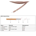 2Pcs/Lot MMCX Male Right Angle to MMCX Female 90 Degree Connector RG316 Cable 50 Ohm RF Coaxial Pigtail Extension Coax Jumper