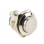 12V 16mm Metal Waterproof Push Button Momentary On Off Horn Switch Start Brass Durable And Practical Button Switch Hot Sale