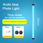 Colorful LED Night Lamps RGB Atmosphere Fill Light Rechargeable Bedroom Photography Lighting Room Decor Luz De Preenchimento New