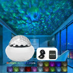 RGB Projection Night Lights Aurora Starry Northern Light Projector Atmosphere Lamp USB Plug Remote Control for Room Party Decor