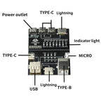T5 USB Cable Tester Board Multi-Function Interface Cable Testing Module Rapid Detection For Lightning Type-C Micro USB