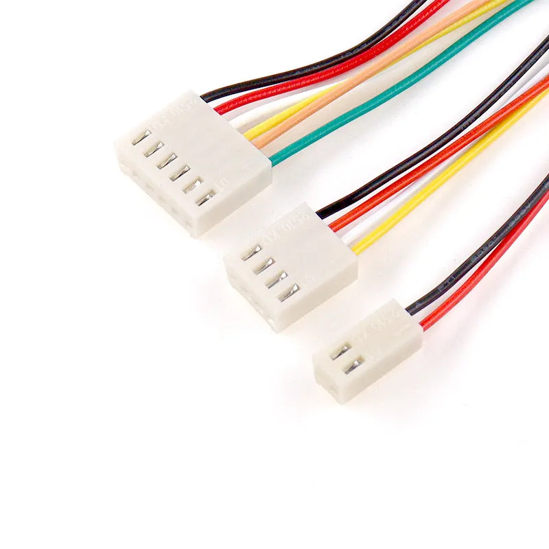 5/10PCS KF2510 Single End Connector Cable 2.54mm 20cm 26AWG 2/3/4/5/6/7/8/9/10P 2510 Pre-crimped Wire Connectors