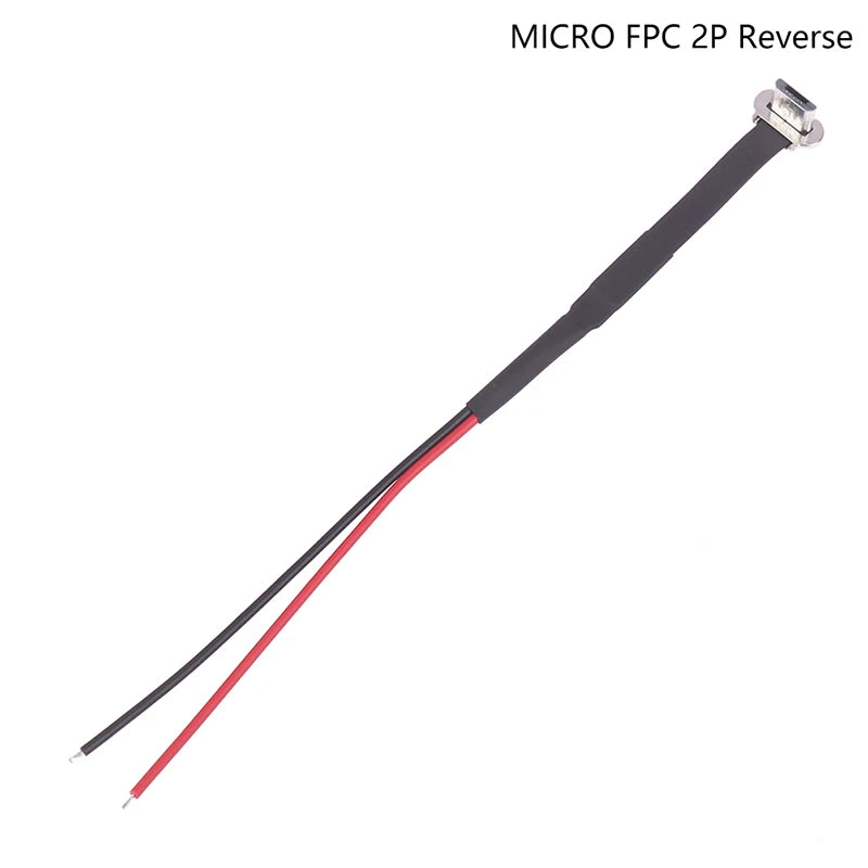 Type-C Micro USB Connector FPC 2Pin 3Pin W/ Resistor R1 Soft Flat Cable Male Charging Cable Fast Charge Wire Extention For Phone