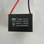 CBB61 Motor Start Capacitor 450V AC Fan Condenser1/1.2/1.5/1.8/2/2.5/3/4/5/6/8/10UF