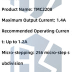 5.5v-28v TMC2130 TMC2209 compatible stepper motor silent driver module 256 subdivision replaces TMC2208 A4988
