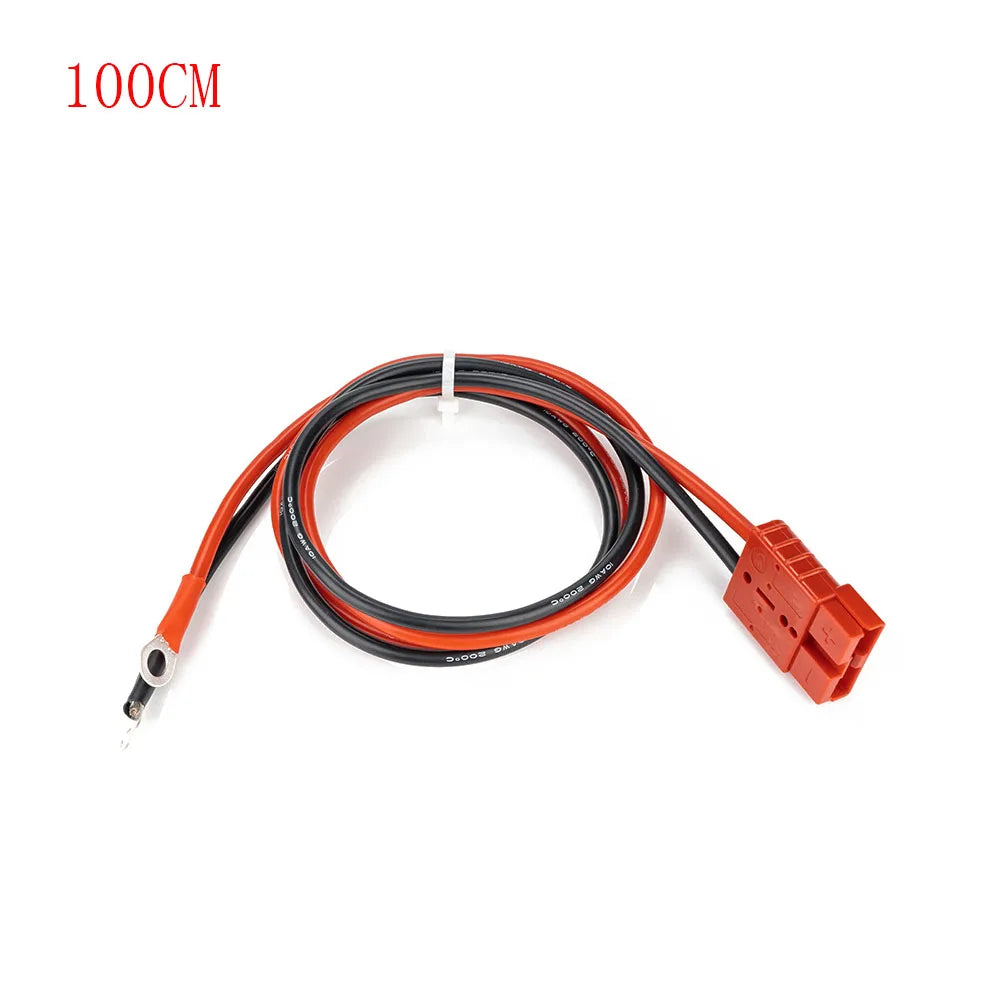 30/50/100CM 50A 10AWG High Current Connector Cable for Anderson Plug Electric Battery Charging Extension Cable Connector