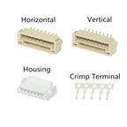 20PCS JST GH1.25 Connector with lock GH 1.25mm Socket Pin Header Vertical Horizontal Housing terminal 2 3 4 5 6 10 12 pin