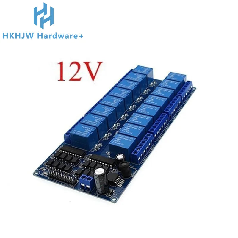 16 channel relay module with optocoupler protection LM2596 power control board module 5V or 12V for arduion raspberry