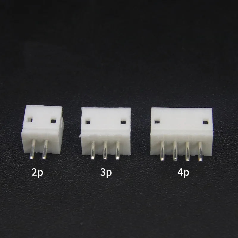 10 Sets JST ZH 1.5mm Wire Connectors, Male Plug & Female Socket Kit (2/3/4/5/6/7/8/10 Pin) Plastic Shell Terminals