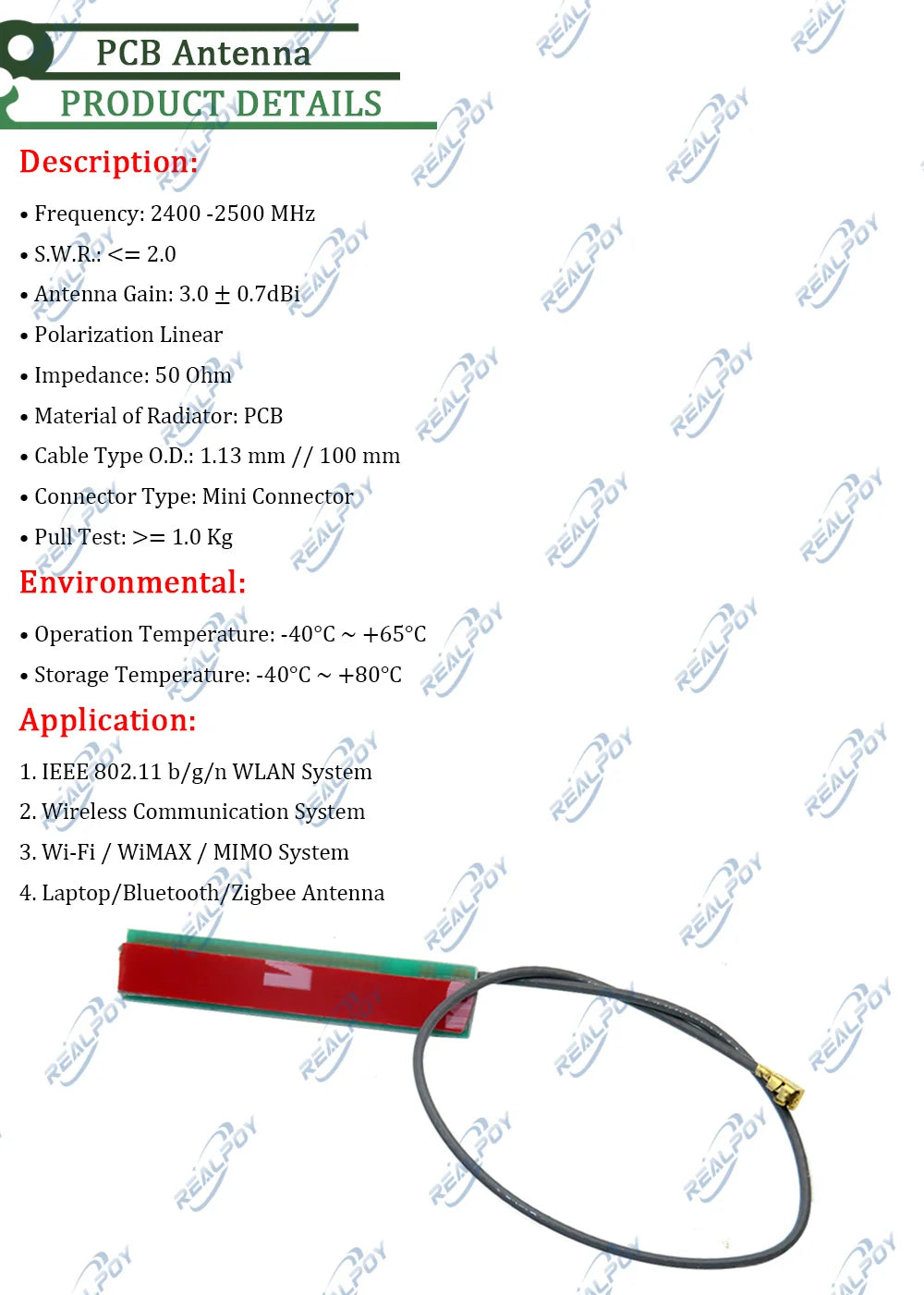 SIM800L V2.0 5V Wireless GSM GPRS MODULE Quad-Band W/ Antenna Cable Cap