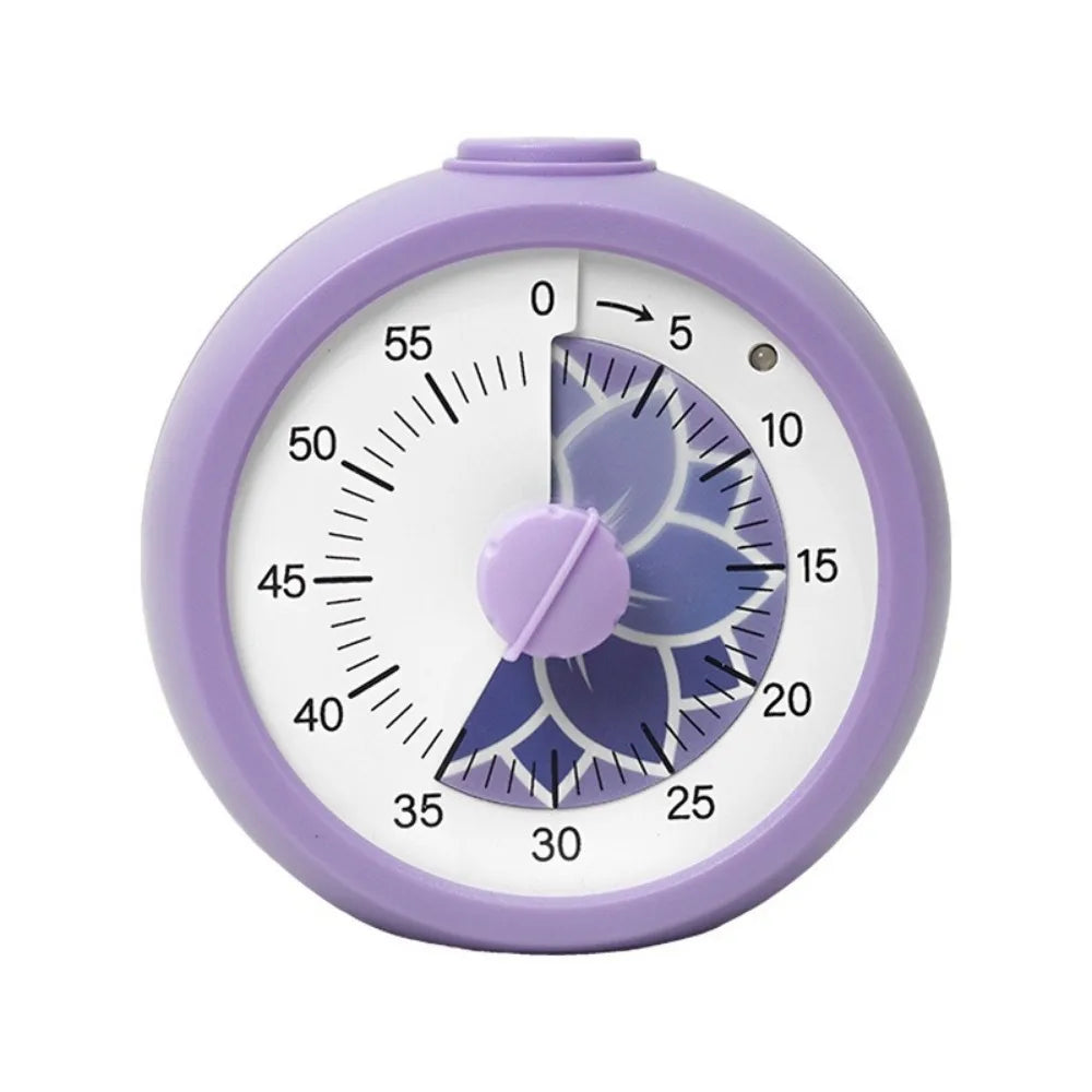 60 Minute Visual Timer Self Discipline Silent Operation Countdown Alarm Clock Square / Round Design Visualization