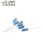 50PCS 1W 1% Metal film resistor 0.1R ~2.2M 1R 2R 10R 22R 47R 100R 330R 1K 4.7K 10K 22K 47K 100K 330K 470K 2 10 22 47 100 330 ohm