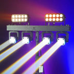 260W 4in1 RGBW LED Beam Wash Light Kit Set Tripod Stand Remote Control DMX512 For Disco DJ Wedding Party Club