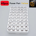 40pcs 16mm 19mm Metal Button Switch PC Power LED Light Waterproof Car Start On Off Momentary Latching 3V 5V 6V 12V 24V 220V Red