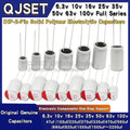 10pcs DIP Solid Capacitors 6.3V 10V 16V 25V 35V 50V 63V 100V 47μF 100μF/220/470/560/680/1000/2200 μF Electrolytic Capacitors