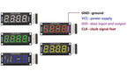 TM1637 LED Display Module 4 Digit 7 Segment 0.56 inch Time Clock Indicator Tube Module Red Blue Green Yellow White for Arduino