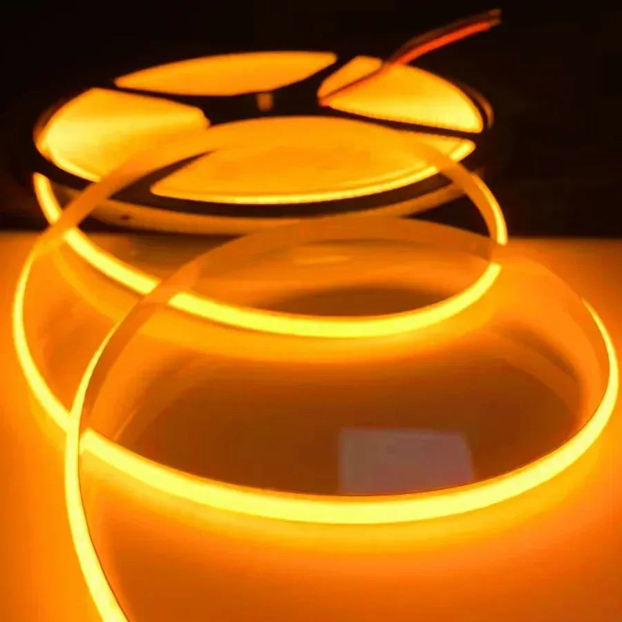 10W/M Ultra-high Power 220V COB LED Strip Light 10m Flexible Tape Light Smart IC No Need Driver High Bright Linear Lighting RA95