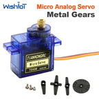 90 Degree Metal Gear Micro Servo 180/270/360 Degree Controllable Angle Steering Motor for RC Car Boat DIY