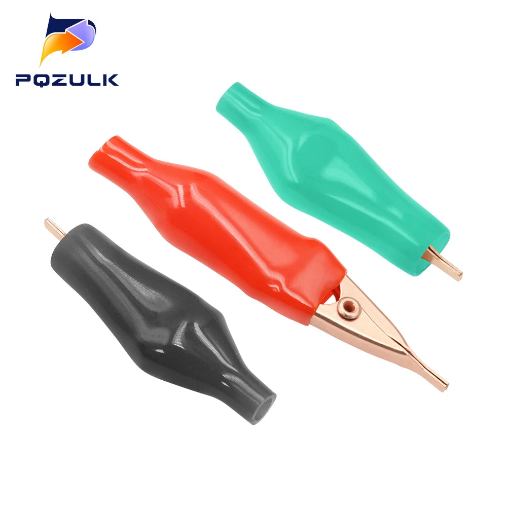 5PCS/LOT Pure Copper Alligator Clip Flat-Mouthed Small Copper Clip Without Toothed Small Copper Clip