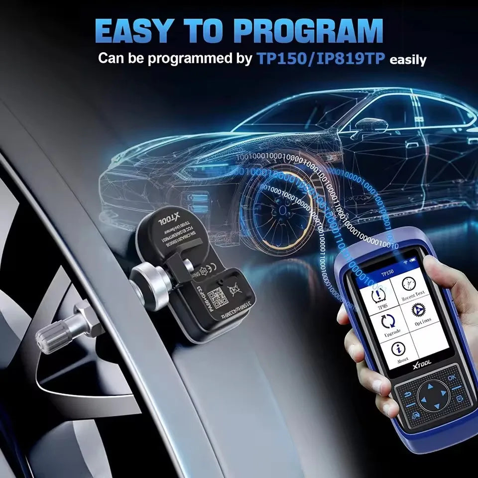 XTOOL TS100 PRO 2 in 1 SENSOR 315MHz & 433MHz TPMS Sensor NTM88 Chip Tire Repair Pressure Monitor Tester Programming Tool