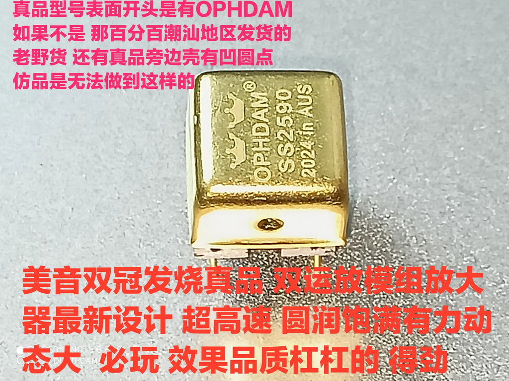 OPHDAM dual op amp SS3602 SS3601 SS2590 SS2598SQ upgrade OP06AT