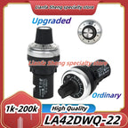 Upgraded LA42DWQ-22 1K 2K 5K 10K 20K 50K 100K 200K 22mm High Quality Diameter Potentiometer Rotary Potentiometer Converter Speed