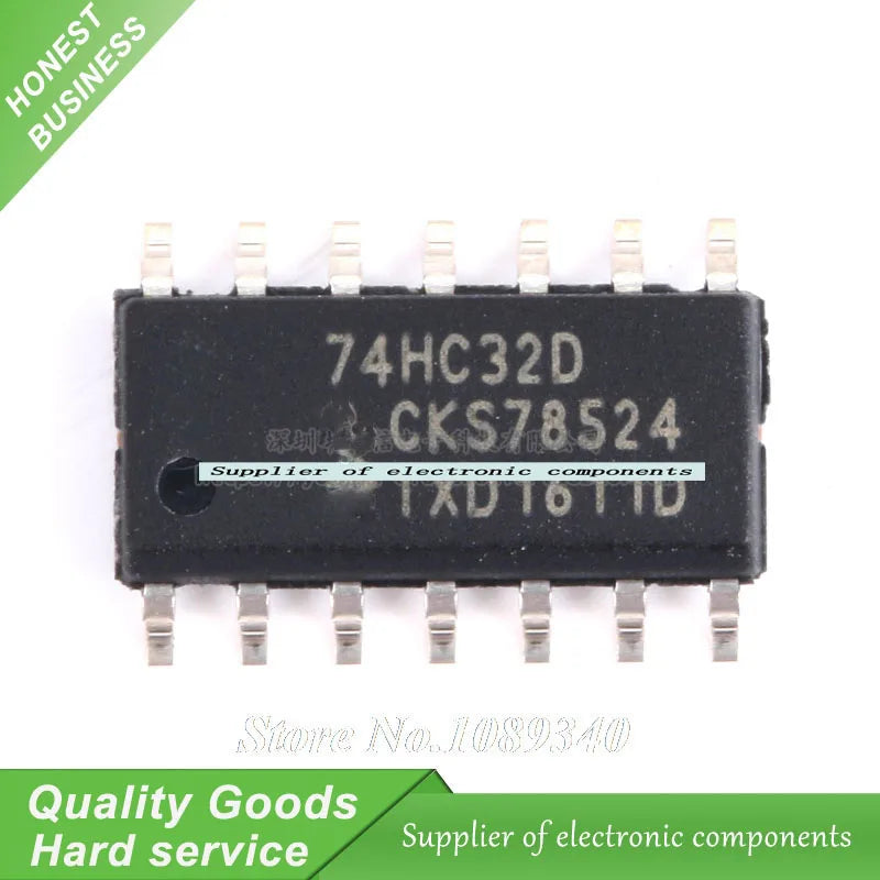 10pcs/lot 74HC32D 74HC32 SOP-14 logic chip New Original Free Shipping
