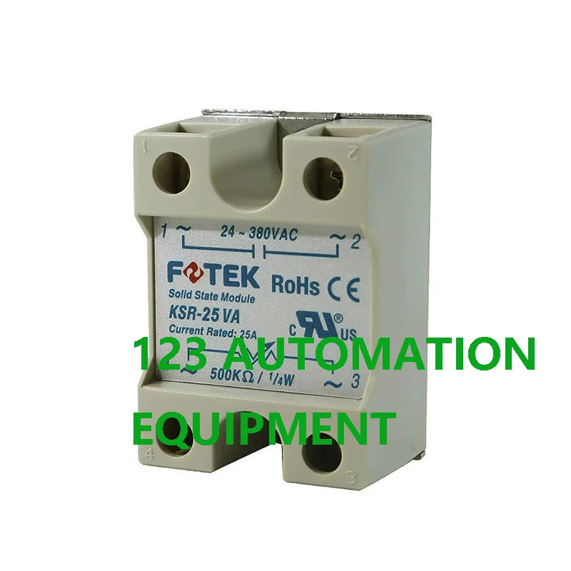 Authentic New FOTEK KSR-10VA 25VA 40VA 50VA 75VA  KSR-10VA 25VA 40VA-H Single Phase Solid State Relay SSR Modul