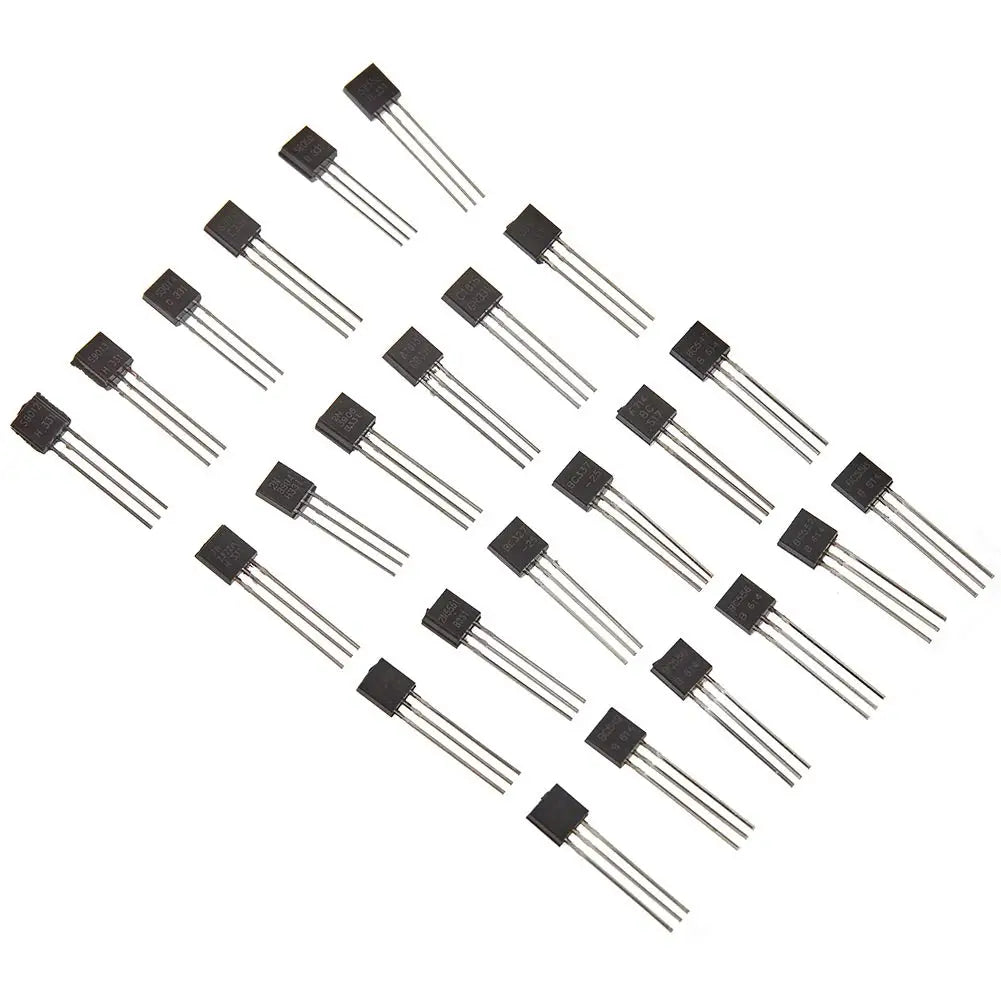 480pcs BJT Transistor Kit A1015 BC327 BC337 C1815 S8050 S8850 2N2222 2N2907 2N3904 2N3906 TO92 PNP NPN Triode Transistors Set