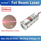 Red Green Blue Fat Beam Laser Module Diode for Halloween Haunted House Escape Room KTV Bar Ball