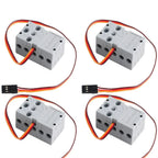 1/4/10pcs 360 Degree 2KG Grey Geek Servo Motor Remote Control for Geekservo 2kg 360 4.8V- 6V for Micro:bit Raspberry Pi DIY Toy