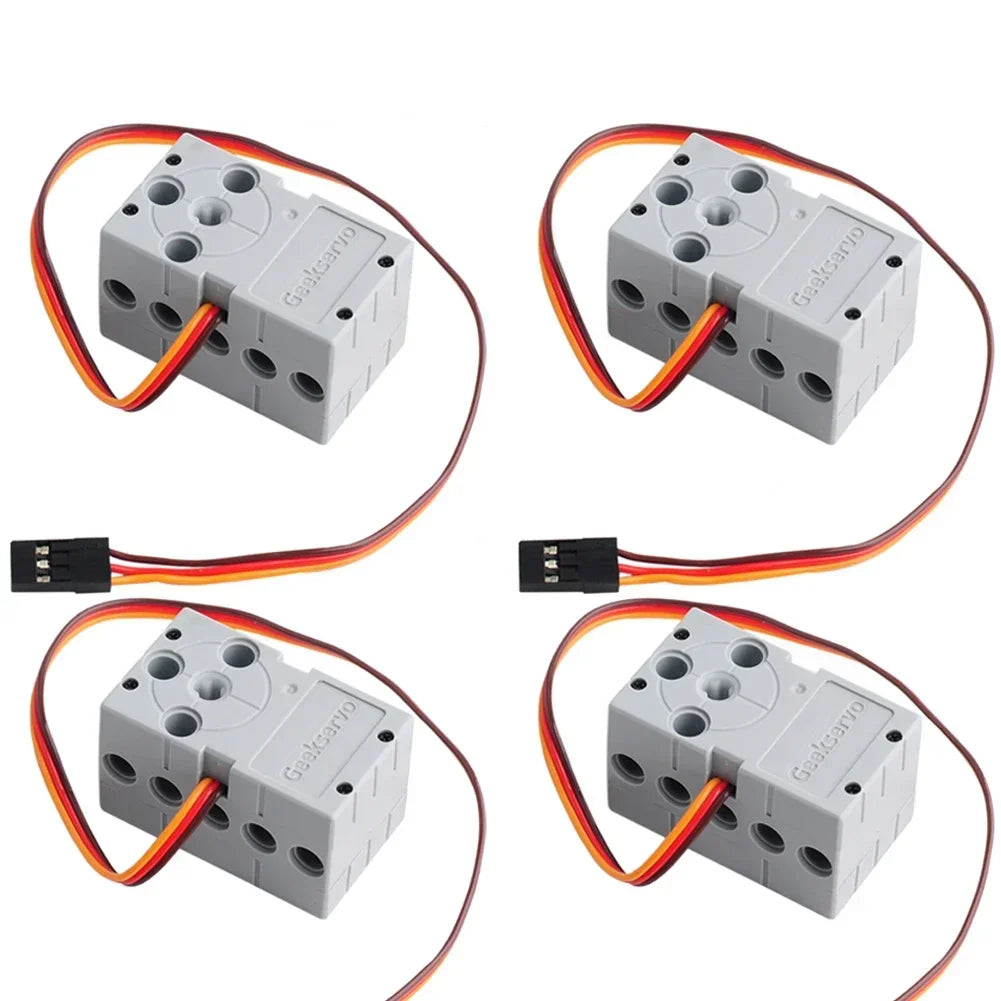 1/4/10pcs 360 Degree 2KG Grey Geek Servo Motor Remote Control for Geekservo 2kg 360 4.8V- 6V for Micro:bit Raspberry Pi DIY Toy