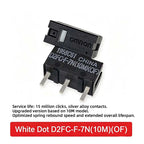 2Pcs/10Pcs Mouse Micro Switch D2FC F 7N D2FC-F-7N(10M)/(OF) D2FC-F-7N(20M)/(OF) D2FC-F-K 50M Microswitch for Mouse for Omron
