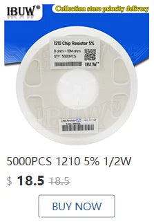 10PCS 10W Cement resistance 0.1 ~ 10k ohm 0.33R 1R 10R 100R 0.22 0.33 1 10 100 1K 10K ohm Cement resistor igmopnrq