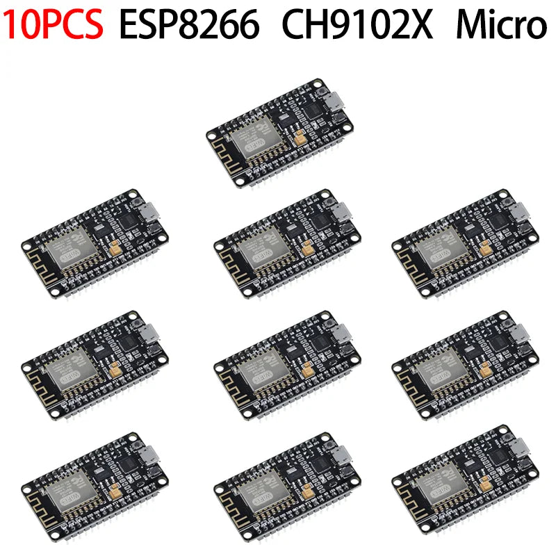 ESP8266 Wireless Module CH340/CP2102/CH9102X NodeMcu V3 V2 Lua WIFI Internet of Things Development Board Based ESP-12E ZY8266