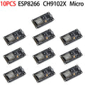 ESP8266 Wireless Module CH340/CP2102/CH9102X NodeMcu V3 V2 Lua WIFI Internet of Things Development Board Based ESP-12E ZY8266