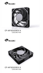 Bykski 120mm Fan Use for Water Cooling Radiator Computer PC Case 3008RPM Heatsink  Support PWM  CF-AP3000EX-X / CF-RBW3000EX-X