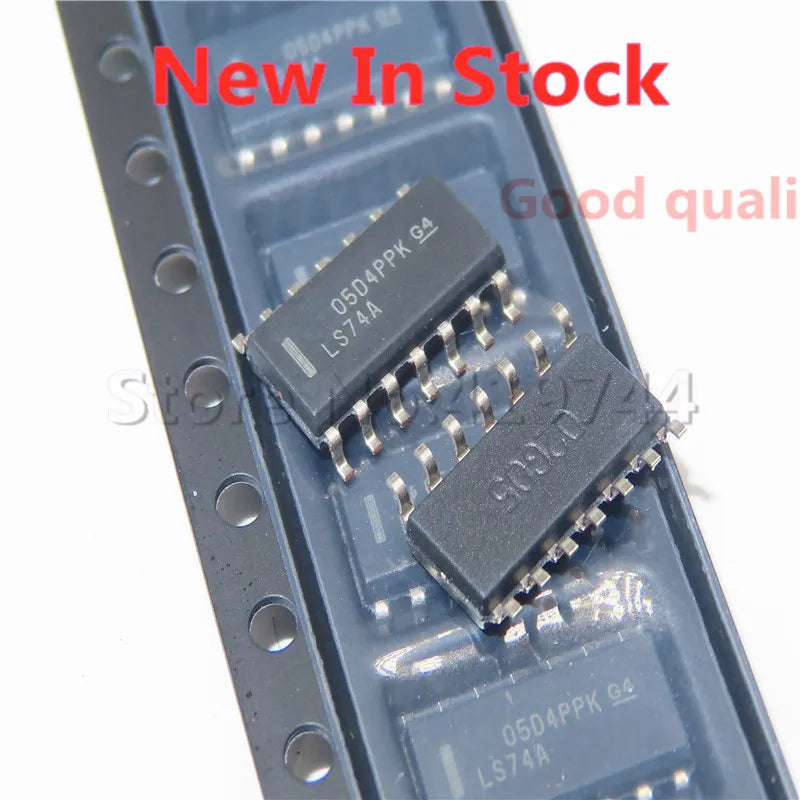 10PCS/LOT SN74LS74ADR LS74A 74LS74 SMD SOP-14 3.9MM double D flip-flop In Stock NEW original IC