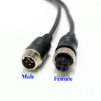1Pcs M12 4Pin Aviation Connector Extension Cable 20CM Male to Male/Female GX12 Adapter for CCTV Camera Security DVR