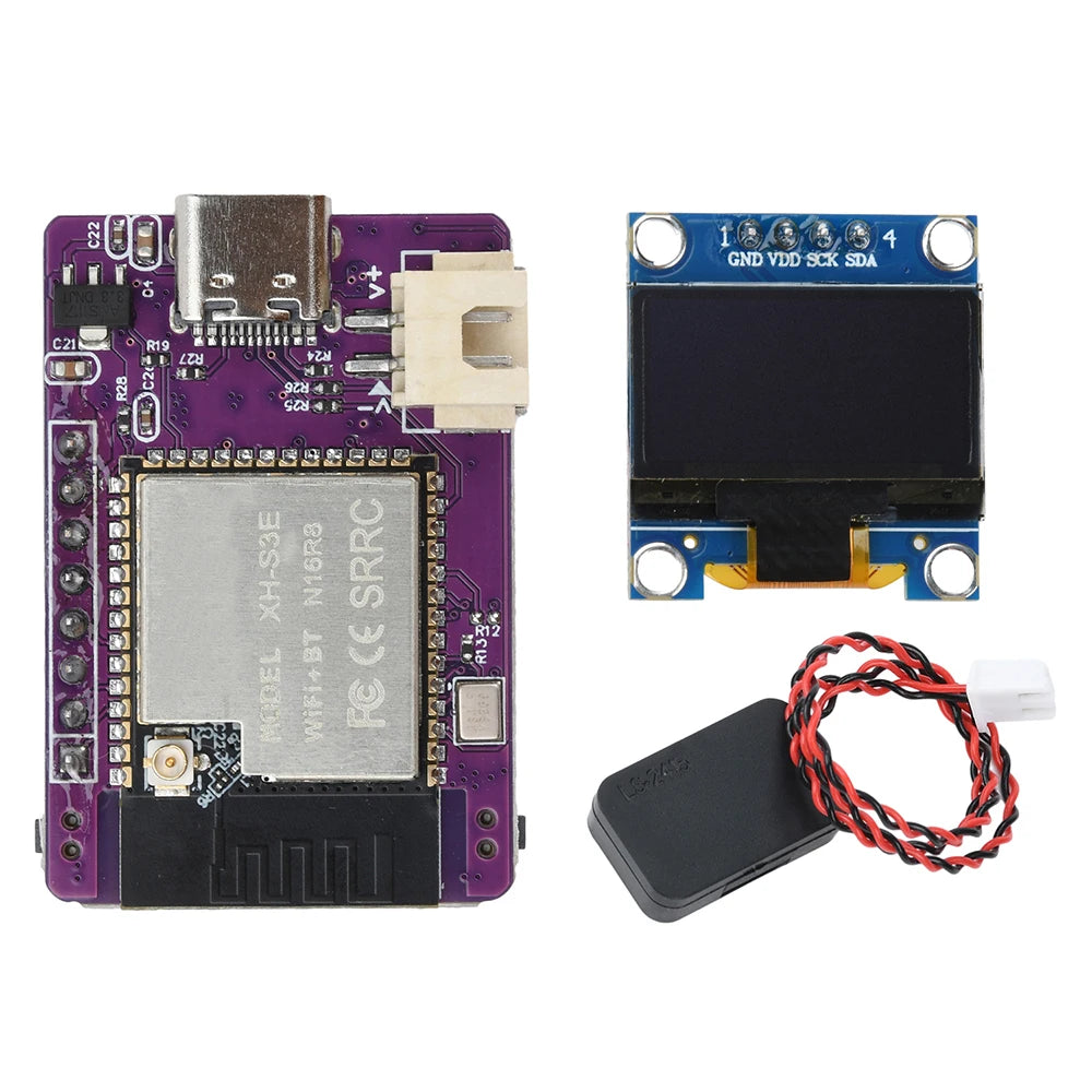ESP32-S3-N16R8 Development Board for Xiaozhi Ai Voice Dialogue Robot Module 0.96-Inch OLED Screen Type-C For AI Chat Robot AIoT