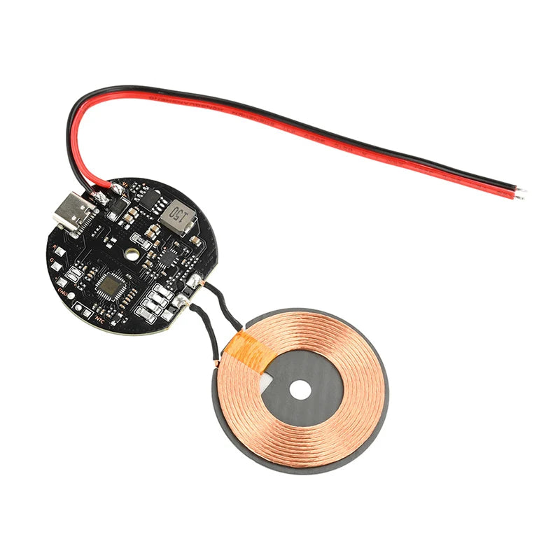 20W High Power Wireless Charger Transmitter Module 12V/24V Type-C Fast Charging Circuit Coil Charger Board For Mobile Phone