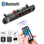 Bluetooth 5.0 MP3 Decoder Board 2*20W 40W Amplifier Audio Player 12V DIY MP3 Player Car FM Radio Module TF USB Mic Record Call