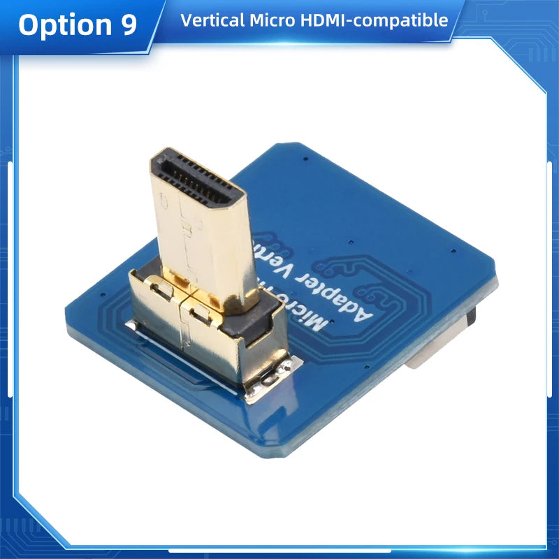 Anti-interference Ribbon FPV HDMI-Compatible Connector Flexible Flat Cable Raspberry Pi 4 Micro Mini HDMI-compatible Orange Pi