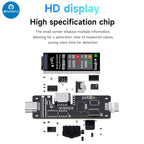 Mechanic T-824 No Disassembly Required Mobile Phone Tail Insertion Detector Digital Display Current Power Check Type-C Lightning